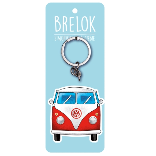 BRELOK SAMOCHÓD OGÓREK BIAŁO-CZERWONY