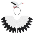 ZESTAW BOCIAN BIAŁO-CZARNY 3el