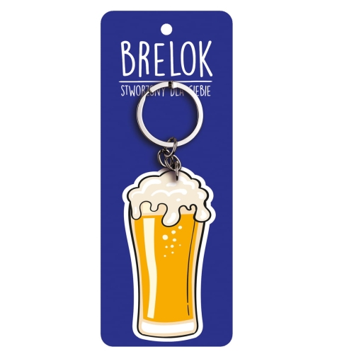 BRELOK PIWO KUFEL PIWA ŻÓŁTY