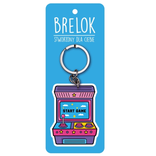 BRELOK AUTOMAT DO GIER RÓŻOWY