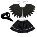 ZESTAW KRUK CZARNY S/M 3el