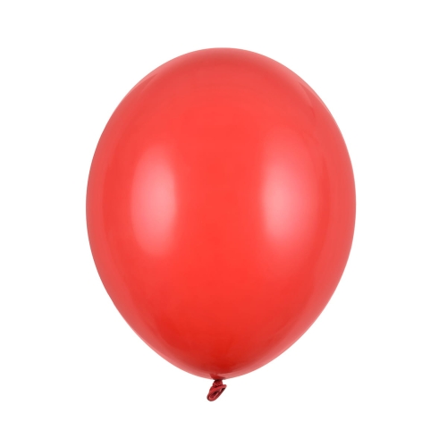 BALON PARTY DECO STRONG PASTEL CZERWONY 30cm 1szt