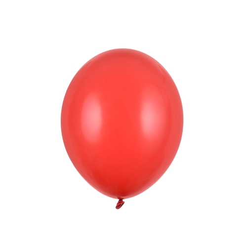 BALON PARTY DECO STRONG PASTEL CZERWONY 12cm 1szt
