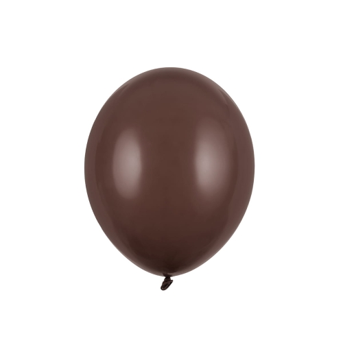 BALON PARTY DECO STRONG PASTEL CIEMNOBRĄZOWY 12cm 1szt