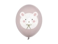 BALON PARTY DECO STRONG PASTEL MIŚ SZARY 30cm 1szt