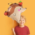 BALON GODAN JEŻYK Z OWOCAMI BRĄZOWY 18'' 45cm