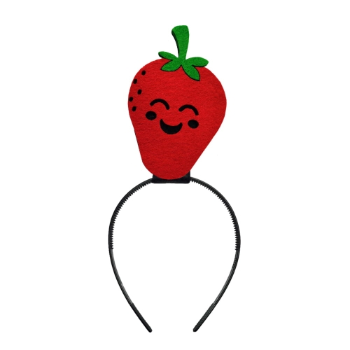 OPASKA TRUSKAWKA FILCOWA CZERWONA