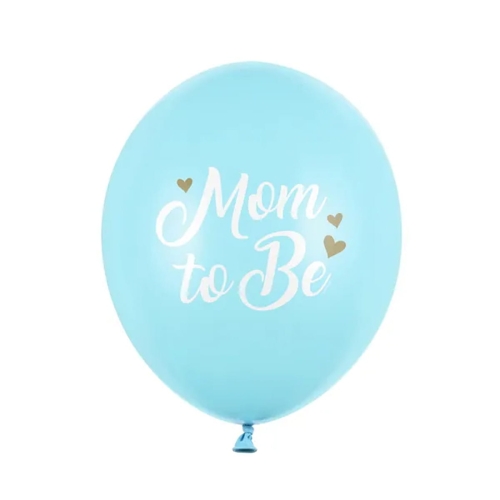 BALON PARTY DECO STRONG PASTEL MOM TO BE BŁĘKITNY 30cm 1szt