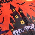 OBRUS FOLIOWY HALLOWEEN DWÓR DYNIE POMARAŃCZOWY 265x140cm