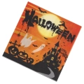 SERWETKI HALLOWEEN DUCHY DWÓR POMARAŃCZOWE 10szt