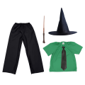 ZESTAW SLYTHERIN ZIELONO-CZARNY 134-140 5el