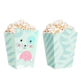PUDEŁKA NA POPCORN KOTKI KOLOROWE 6szt