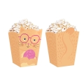 PUDEŁKA NA POPCORN KOTKI KOLOROWE 6szt