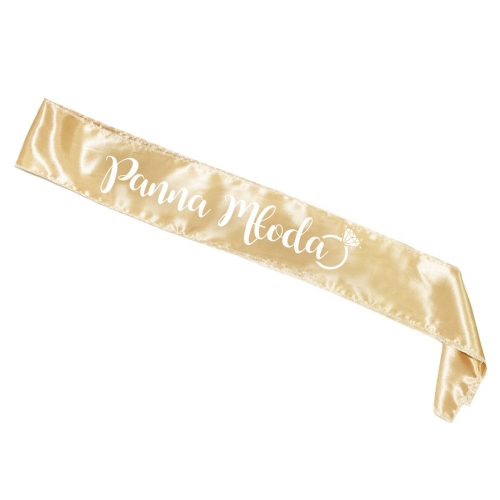 SZARFA PANNA MŁODA ZŁOTA 85cm