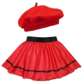 ZESTAW DZIEWCZĘCY CZERWONY S/M 2el
