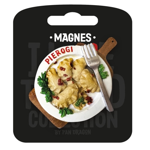 MAGNES I LOVE POLAND TALERZ PIEROGÓW
