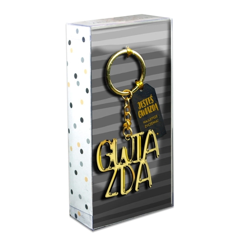 BRELOK GWIAZDA ZŁOTY 10cm