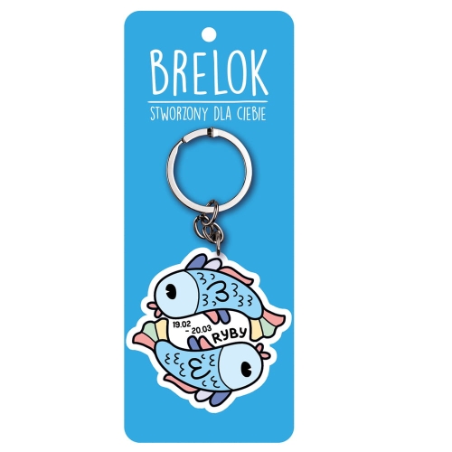 BRELOK ZNAK ZODIAKU RYBY