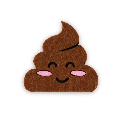 EMBLEMAT KUPA FILCOWY BRĄZOWY 6x6cm