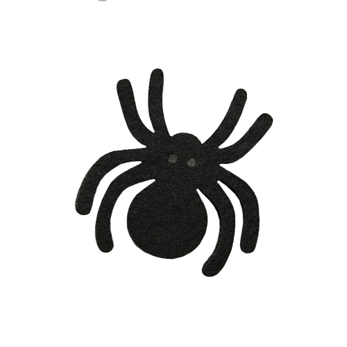 EMBLEMAT PAJĄK FILCOWY CZARNY 7,5cm