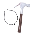 OPASKA MŁOTEK WBITY W GŁOWĘ 28cm