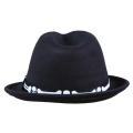 KAPELUSZ AL CAPONE KOŚCI CZARNY
