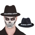 KAPELUSZ AL CAPONE KOŚCI CZARNY
