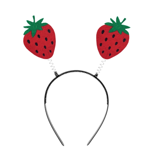 OPASKA TRUSKAWKA FILCOWA CZERWONA