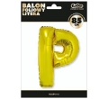 BALON LITERA P ZŁOTY 34'' 86cm