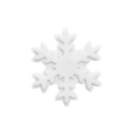 PRZYPINKA ŚNIEŻYNKA FILCOWA BIAŁA 7cm