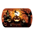 TACKA WIEDŹMA DYNIA HALLOWEEN PLASTIKOWA POMARAŃCZOWA 39x24cm