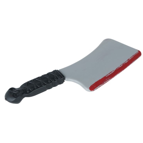 TASAK PLASTIKOWY ZAKRWAWIONY SZARY 33cm