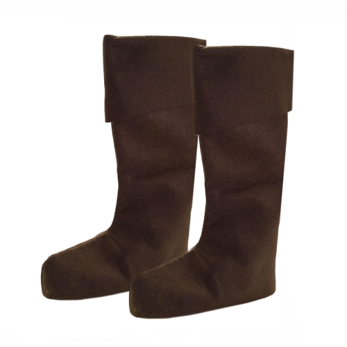 NAKŁADKI NA BUTY FILCOWE BRĄZOWE 2szt 