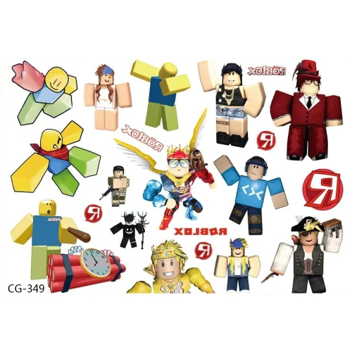 TATUAŻE ZMYWALNE ROBLOX MIX