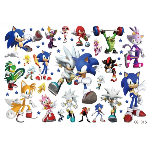 TATUAŻE ZMYWALNE SONIC MIX