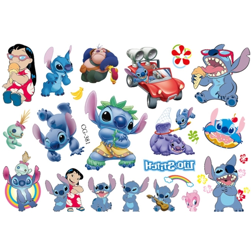TATUAŻE ZMYWALNE LILO I STICH MIX