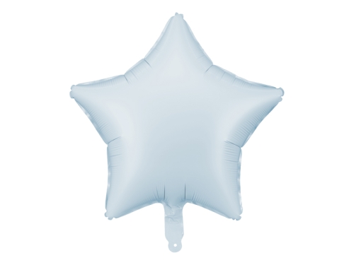 BALON PARTY DECO GWIAZDA MATOWY BŁĘKITNY 19" 48cm