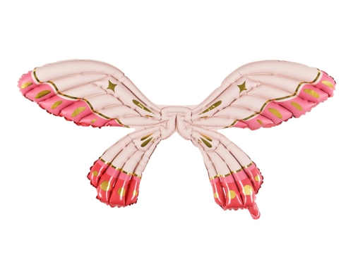 BALON MOTYL MATOWY RÓŻOWY 40" 102cm