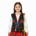 KAMIZELKA LUDOWA CZARNA 116-140