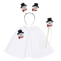ZESTAW BAŁWANEK BIAŁO-CZARNY 98-110 4el