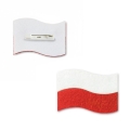 PRZYPINKA FLAGA POLSKI FILCOWA BIAŁO-CZERWONA 6x4cm