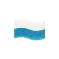 PRZYPINKA FLAGA MARYJNA BIAŁO-NIEBIESKA 2,5x1,5cm