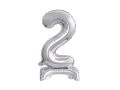 BALONY 2026 STOJĄCE SREBRNE 15'' 38cm 4el