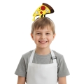 OPASKA PIZZA FILCOWA BRĄZOWO-ŻÓŁTA