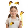 ZESTAW PIZZA BRĄZOWO-ŻÓŁTY 3el
