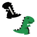 ZESTAW DINOZAUR ZIELONY 3el