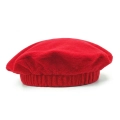 BERET JABŁKO POLAROWY CZERWONY