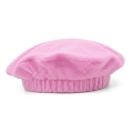 BERET KWIATEK POLAROWY RÓŻOWY