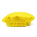 BERET KWIATEK POLAROWY ŻÓŁTY