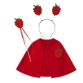 ZESTAW MALINA CZERWONY M/L 4el